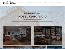 Tablet Screenshot of hotelcabovidio.com